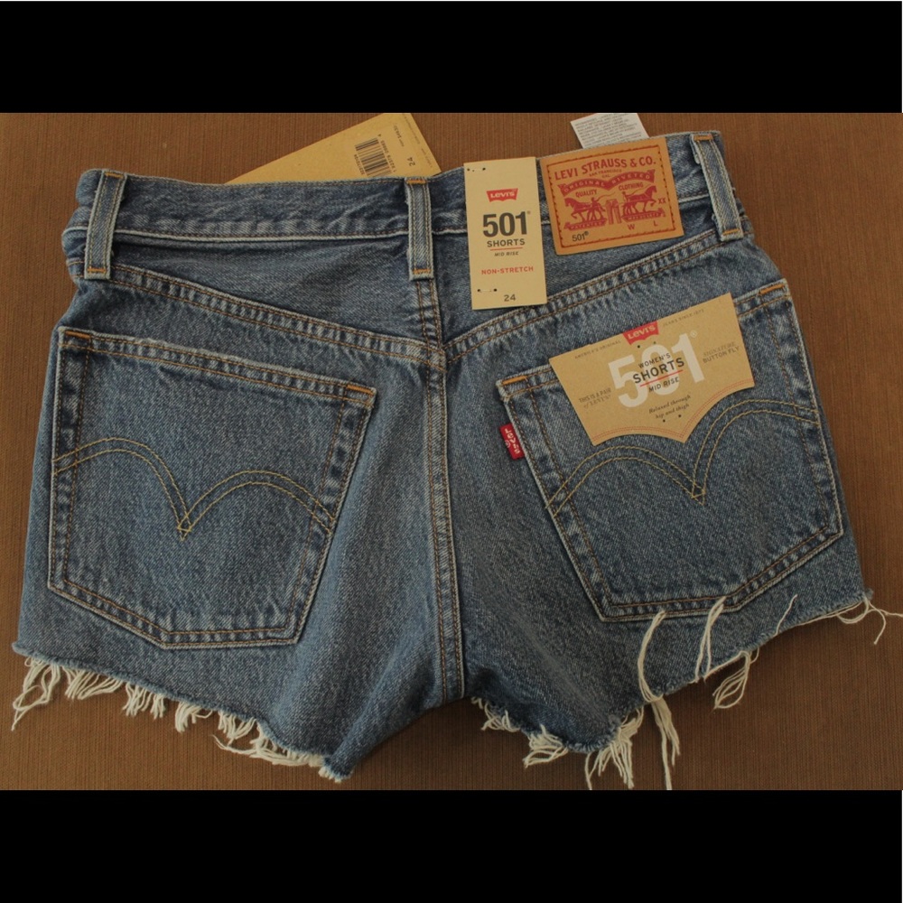 Levi shorts from the 501 collection.